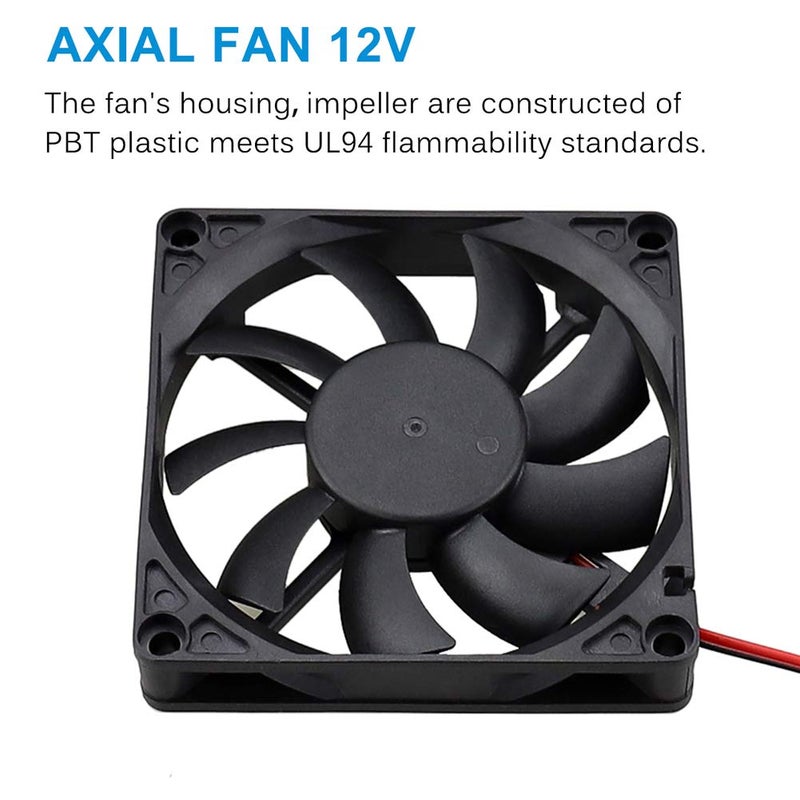 GDSTIME 8cm 80mm X 80mm X 15mm 12v Brushless Dc Cooling Fan - Image 5